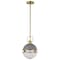 Nuvo Everton 1-Light Pendant 10 in. Matte Gray & Brass Etched Opal Glass 60/7875 - alternate 5